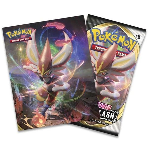 Mini album đựng bài kèm booster pack Pokemon Rebel Clash chính hãng