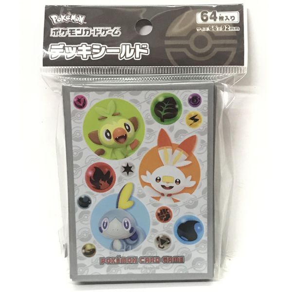  Sleeves bọc bài Pokemon Grookey & Scorbunny & Sobble 