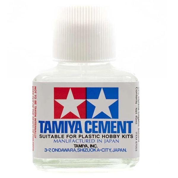 Keo dán mô hình nhựa Tamiya Cement 40ml Tamiya 87003 chính hãng