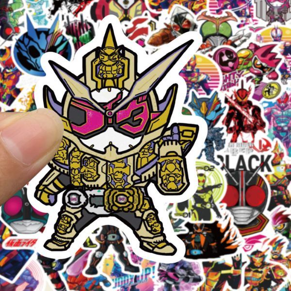  Hình dán sticker Kamen Rider tổng hợp 50 cái 