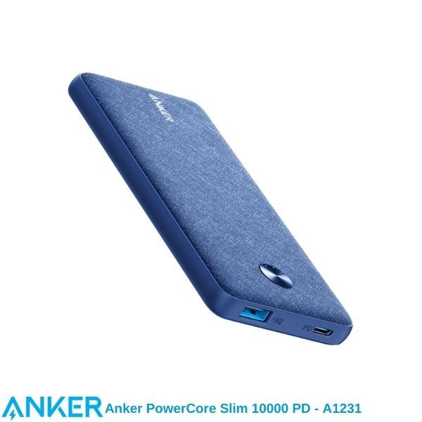  Pin sạc di động Anker PowerCore Slim 10000 PD B2C - UN Deep-Sea Indigo Iteration - A1231 