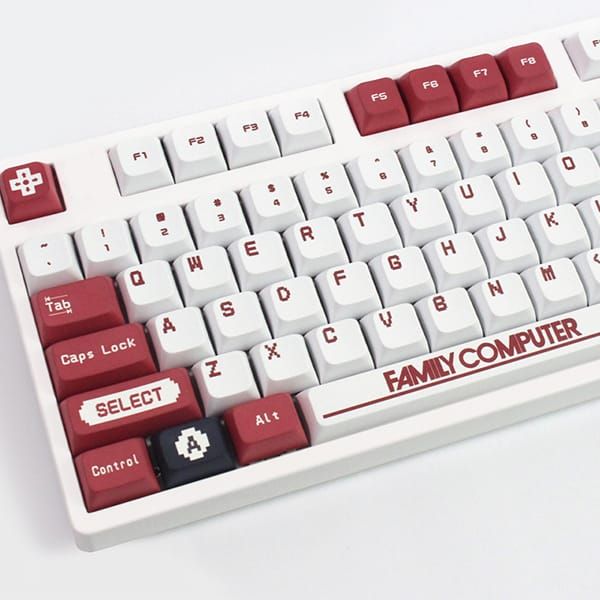  Bộ Keycap XDA cho bàn phím cơ Famicom máy game Retro 134 nút 