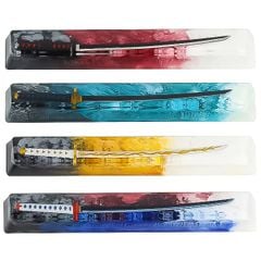 Keycap Artisan Spacebar Phím cách 6.25u Nhật Luân Kiếm Kimetsu no Yaiba Katana
