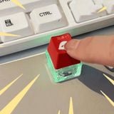  Móc khóa nút bấm công đức đèn LED 