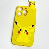  Ốp lưng silicon Pikachu 3D cho iPhone 14 Pro/Plus 