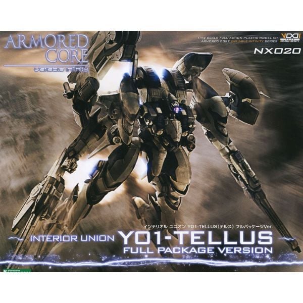 Mô hình lắp Interior Union Y01 Tellus Full Package Version Armored Core Variable Infinity - Kotobukiya VI087 chính hãng chất lượng tốt tạo dáng đẹp mắt đa dạng ấn tượng