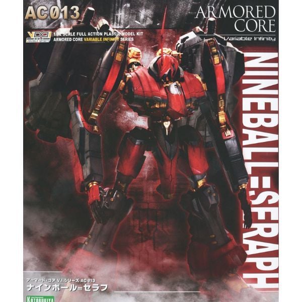 Mô hình lắp ráp Nineball Seraph Armored Core Variable Infinity - Kotobukiya VI22X chính hãng chất lượng tốt tạo dáng đẹp mắt đa dạng ấn tượng