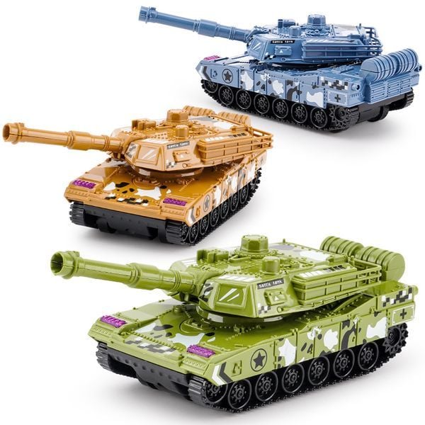 Mô hình xe tăng Battle Tank Vehicle City Series dễ thương cho trẻ em chất liệu an toàn chi tiết đẹp mắt
