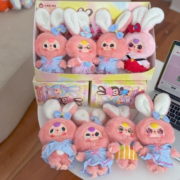  Hộp Mù Baby Three Macaron Cute Bunny Blind Box 
