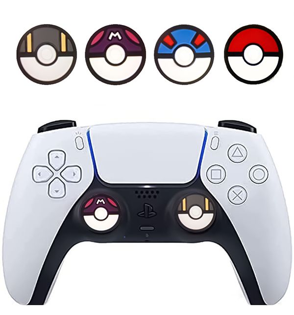  Cover analog Pro Controller Nintendo Switch PokeBall Set dùng được PS4, PS5, Xbox 