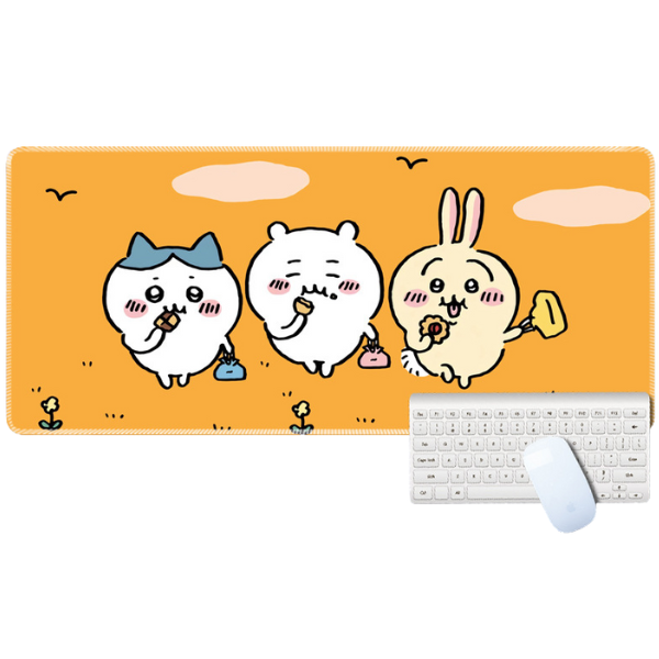  Lót Chuột Gaming Chiikawa Something Small and Cute Khổ Lớn 