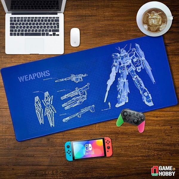  Lót chuột gaming in hình Gundam Unicorn Blueprint 