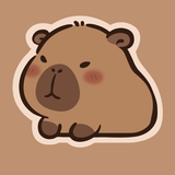  Lót Chuột Trang Trí Bo Viền Capybara Vol 2 