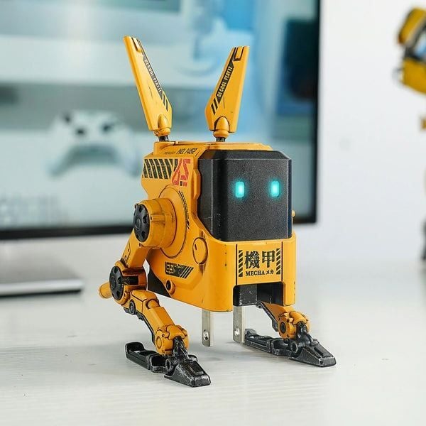 Củ sạc nhanh GravaStar Alpha65 GAN 65W War Damaged Yellow chính hãng thiết kế đẹp mắt cao cấp sạc nhanh gọn nhẹ tiện lợi