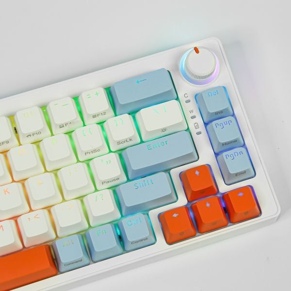  Bàn phím cơ Zifriend ZA68 Pro Orange Blue Hot Swap 