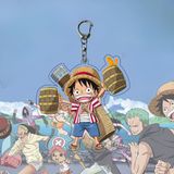  Móc khóa mica One Piece chibi 
