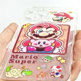  Ốp lưng cho iPhone 13/Pro/Pro Max hình game Super Mario Kirby 