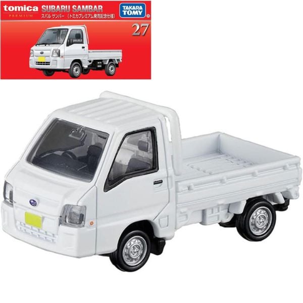 Lot De 27 Miniatures Camions Tomica Premium Subaru Sambar - 1:55 - Métal Moulé - Neuf Sous Boîte