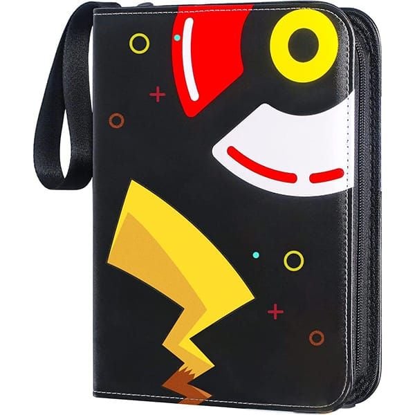 Album đựng bài Pokemon TCG 4 ngăn có khóa kéo Series 3 - Poke Ball Pikachu