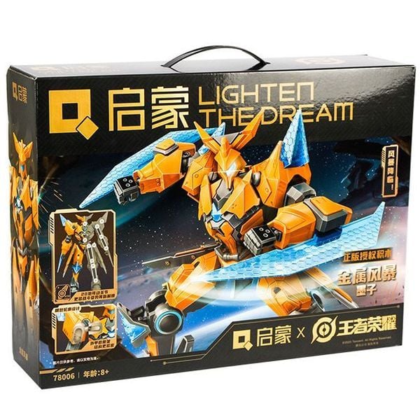 Mô hình lắp ráp Vương Giả Vinh Diệu - Mặc Tử Kim Thuộc Phong Bạo - Qman 78006 đồ chơi đẹp mắt mua làm quà tặng trưng bày trang trí sưu tầm