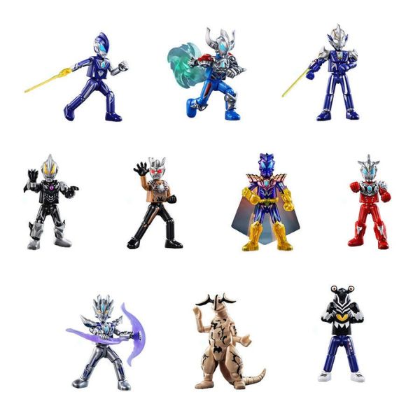 Blokees Ultraman Galaxy Wave 2 - Figura Mistery Box 9 Pezzi, 9.9cm Con 14 Punti Articolazione