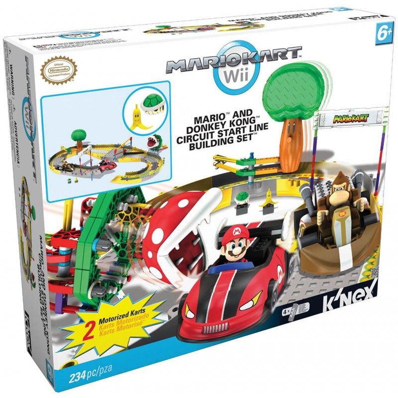  K'NEX MARIO AND DONKEY KONG CIRCUIT START LINE BUILDING SET 