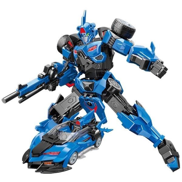 Mô hình lắp ráp robot Lăng Vân Chiến Cơ kèm xe đua QQ Speed đồ chơi đẹp mắt chất lượng tốt giá rẻ quà tặng bé nhỏ trẻ em con cái người lớn sưu tầm trưng bày trang trí