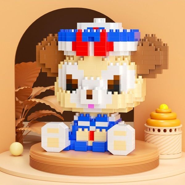 Mô hình lắp ráp trí tuệ Lili Bear đồ chơi đẹp mắt chất lượng tốt giá rẻ kích thích sáng tạo cho trẻ em dễ thương chất liệu nhựa an toàn thích hợp trưng bày trang trí