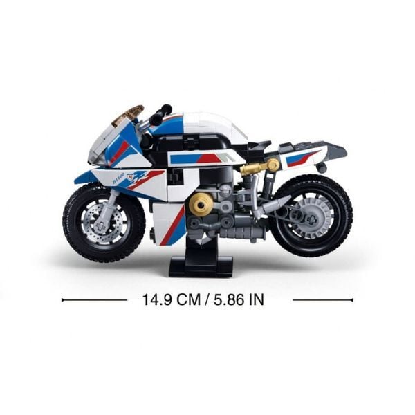  Mô hình lắp ráp khối gạch xe mô tô S1000MS 