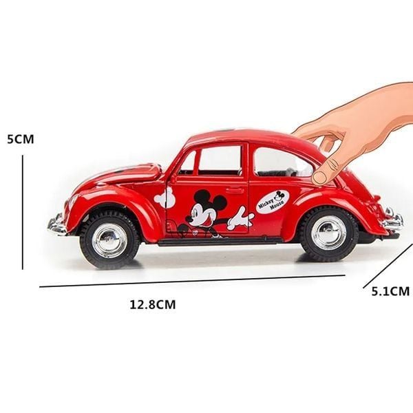  Mô hình xe trang trí nhân vật kim loại 1/32 