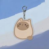  Móc khóa mica Mèo Mập Cute 