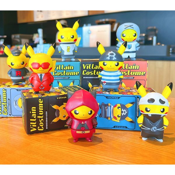  Mô hình Pokemon Pikachu Villain Costume Figure 