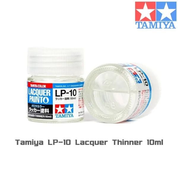 Dung dịch pha sơn Tamiya LP-10 Lacquer Thinner 10ml chất lượng tốt chính hãng giá rẻ thời gian khô ngắn giúp tăng hiệu quả làm việc