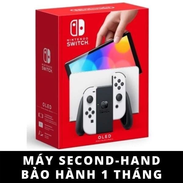  Máy Nintendo Switch OLED Model White Set Second-hand - Máy cũ giá rẻ 