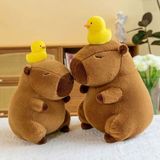  Gấu bông chuột lang nước Capybara Gà con 28cm 