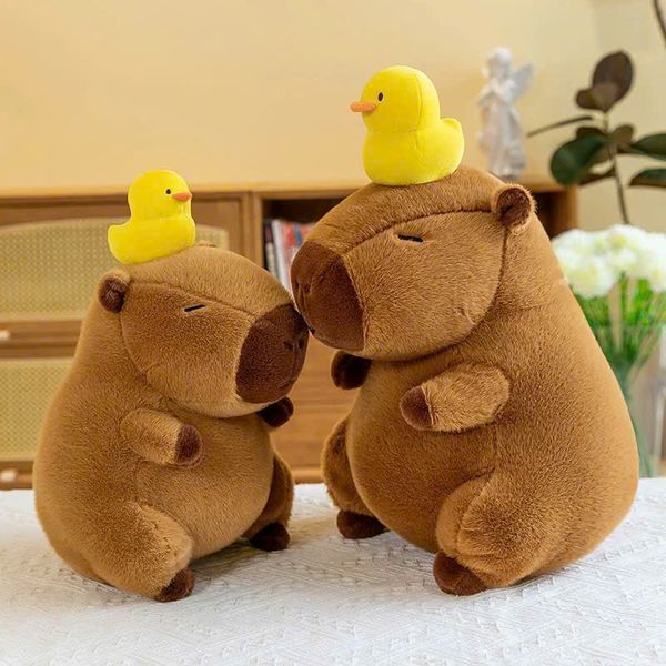  Gấu bông chuột lang nước Capybara Gà con 28cm 