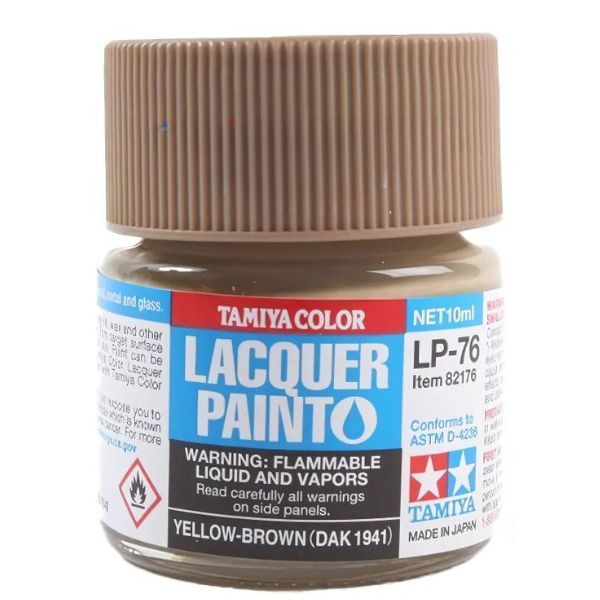  Sơn mô hình Tamiya Lacquer LP-76 Yellow Brown DAK 1941 - 82176 