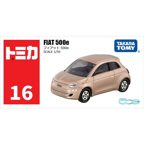  Tomica No. 16 Fiat 500e 