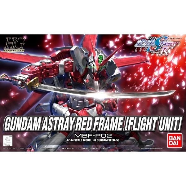 Mô hình Gunpla Gundam Astray Red Frame (Flight Unit) chính hãng Bandai