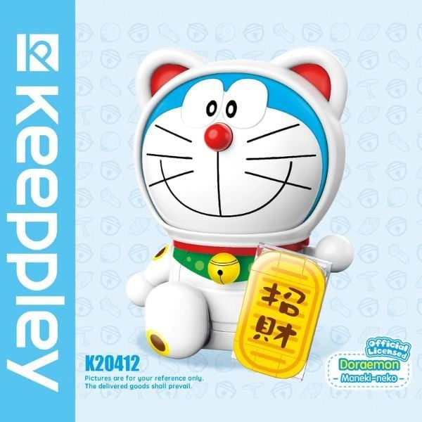  Mô hình Keeppley Doraemon Mèo Chiêu Tài K20412 