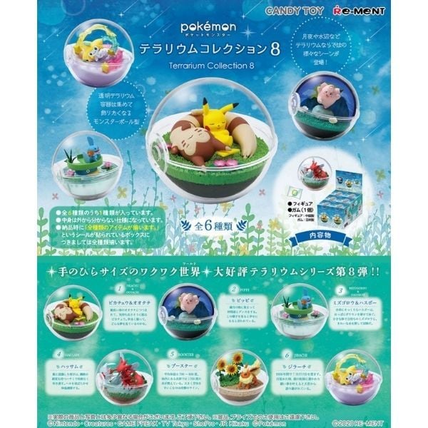 Mô hình Pokemon Terrarium Collection 8 Re-Ment