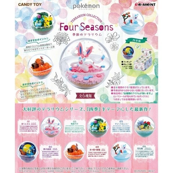 Mô hình Pokemon Terrarium Four Seasons Re-Ment