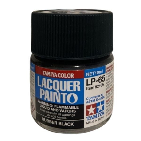  Sơn mô hình Tamiya Lacquer LP-65 Rubber Black - 82165 