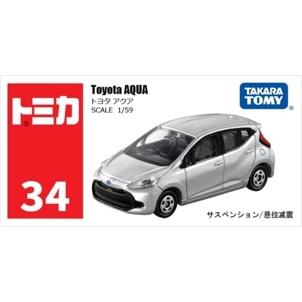  Tomica No. 34 Toyota Aqua 