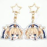  Móc khóa acrylic Genshin Impact Chibi 2 mặt 