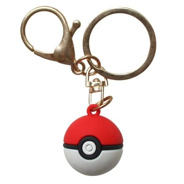  Móc khóa cao su hình quả bóng PokeBall Pokemon 