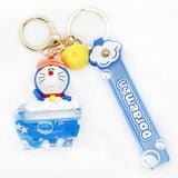  Móc khóa Doraemon nước kim tuyến lấp lánh cao cấp 