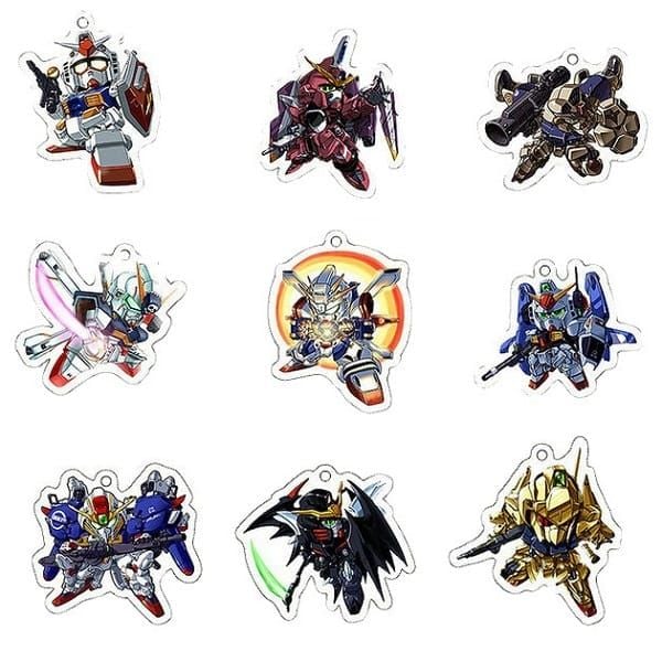 Móc khóa hình Mobile Suit Gundam Chibi
