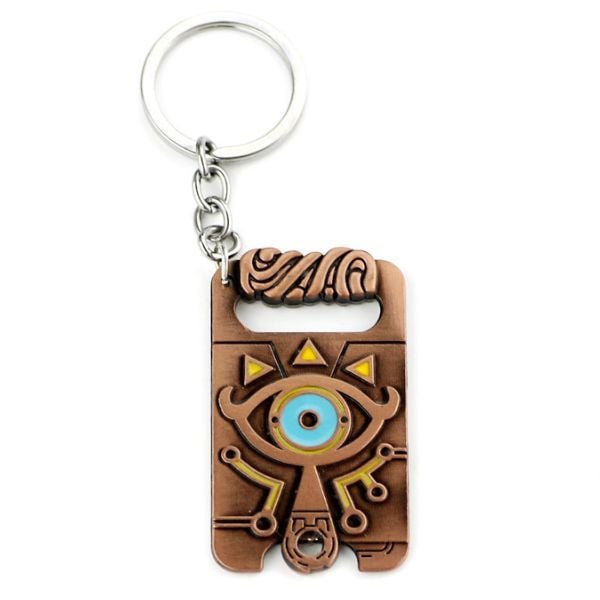 Móc khóa kim loại hình Sheikah Slate Zelda