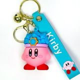  Móc khóa mô hình Kirby đội mũ biến hình 